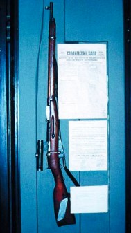 Rifle de Vasily Zaytsev en exhicicion